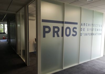Aménagement de bureaux de l'entreprise Prios